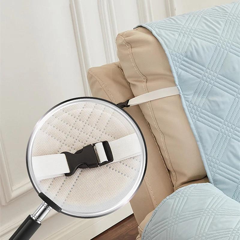 Potah na polohovací křeslo Mat Protiskluzový Pratelný Chránič nábytku na pohovku pro domácí mazlíčky Boční kapsa Přehoz na křeslo