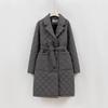 2025 Winter New Fashion Slimming Suit Collar Padded Jacket Women's Age-reducing High-end Atmospheric Thin and Light Long Cotton Jacket Women's Jacket