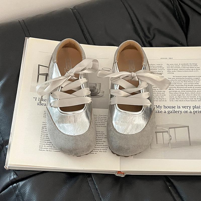 Retro Versatile Flat-bottomed Ballet Casual Single Shoes Women's Summer New Fashion Lightweight Versatile Single Shoes