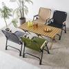 Premium tragbarer Outdoor-Klappstuhl mit zusätzlichem Komfort - Bereit für Camping & Picknick