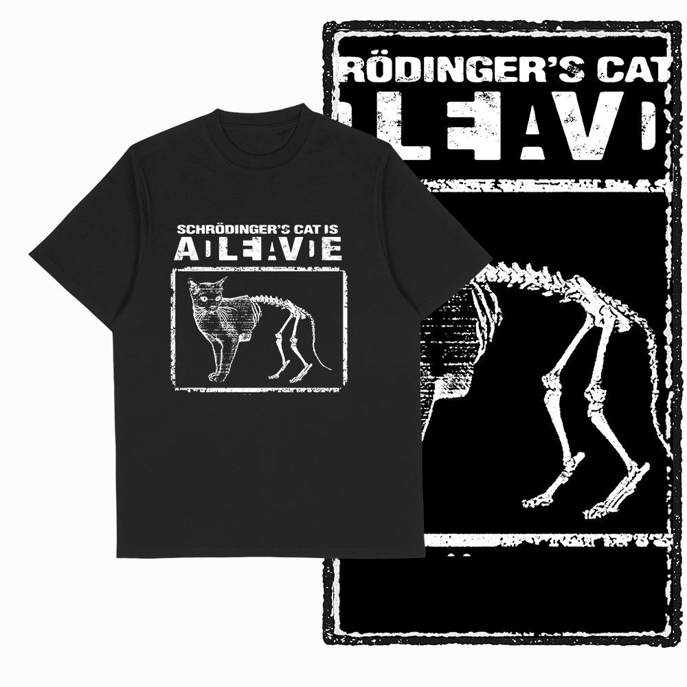 Coolmind U3 100% Baumwolle Übergröße Streetwear Cooler Druck Exklusives Grafik-T-Shirt für Männer Vintage SCHWARZ Herren Neuheit T-Shirt