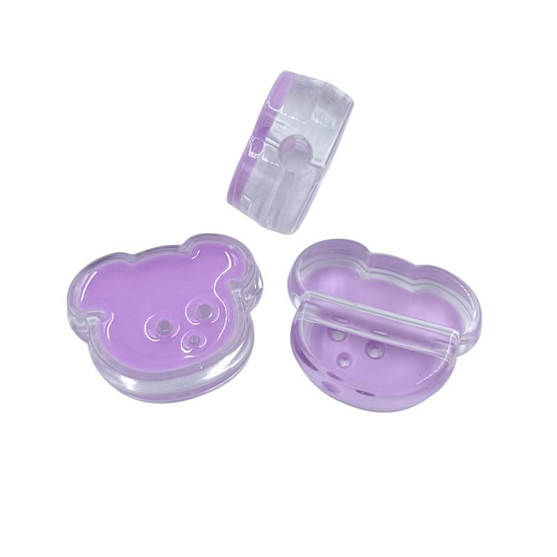 Kreativ für Schmuckherstellung 3 Stück Blume Hundeform Acrylperlen Anhänger Halskette Armband Großhandel DIY Fundstücke