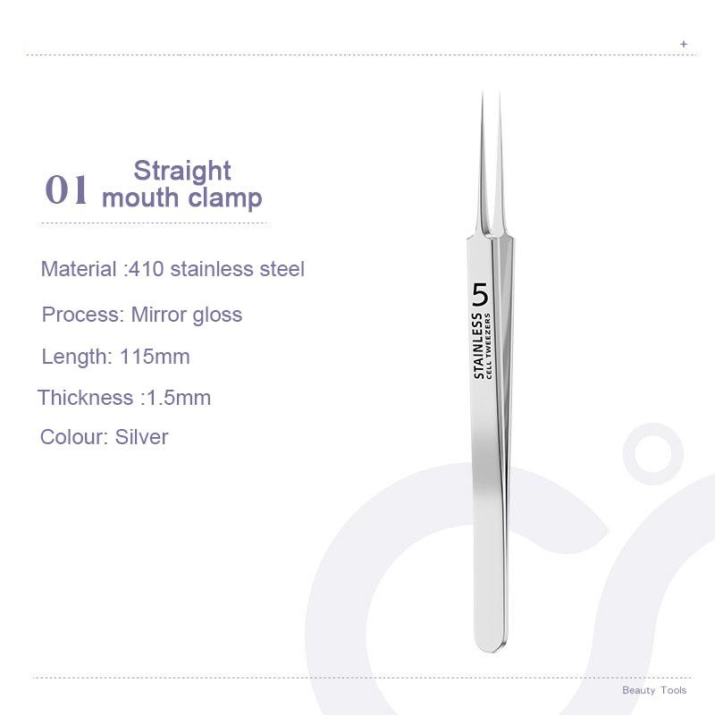 1/11Pcs Acne Pimples Blackhead Remover Blackhead Extractor Clip Ultra-fine Tweezers Acne Needle Facial Cleaner Skin FCZ01