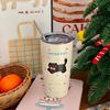 Original~ High-Value Thermos Cup Women'S Water Cup Large Capacity 304 Stainless Steel Coffee Cup Free Cup, Cup