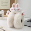 Rabbit Plush Ear Keep Warmer Winter Earmuffs for Women Fashion Outdoor Earflap Protection Ear-Muffs Ear Cover