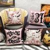 Halloween Decorative Pillowcases Ghost Pumpkin Spider Web Bat Trick or Treat Pillowcase Bedroom Living Room Sofa Cushion Cover