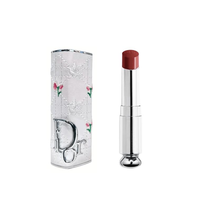 

DIOR Lipstick #720 red bean paste + floral plaid shell without gift box gift bag коричневый