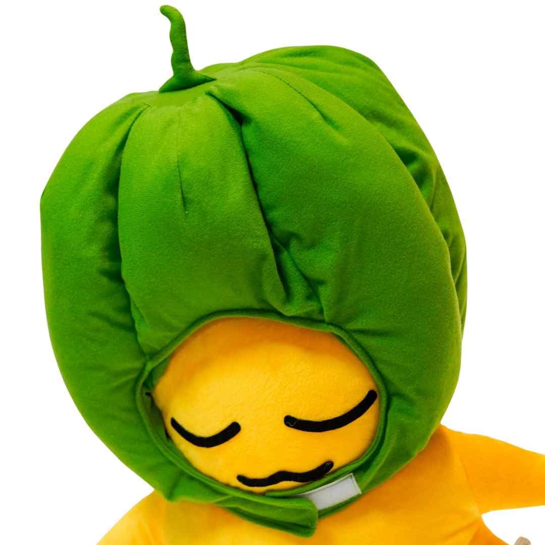 

Green pepper vegetable cosplay headgear stuffed toy hat 42cm 5 [only left]