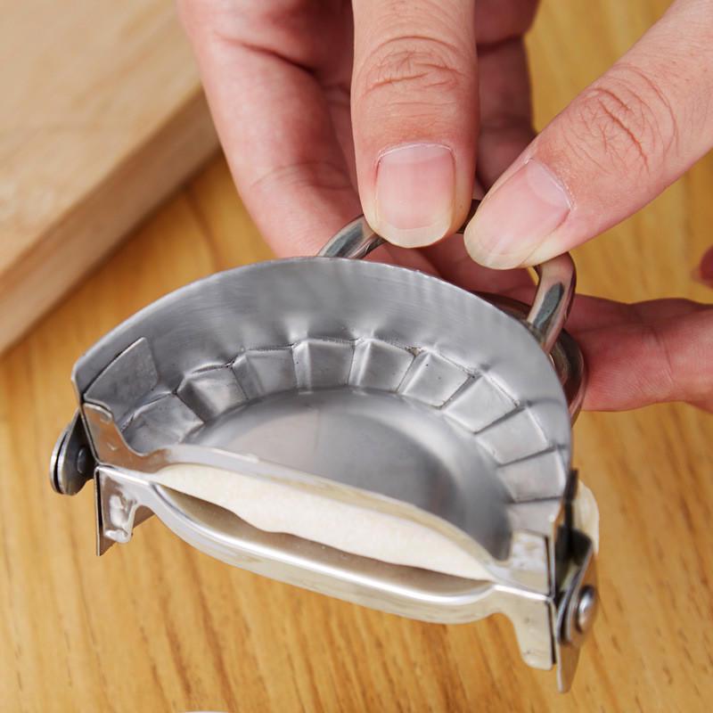 1PC Eco-Friendly Pastry Tools Stainless Steel Dumpling Maker Wraper Dough Cutter