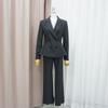 Style Latte Women Herringbone Slack Pants Wool Spandex Formal Trousers