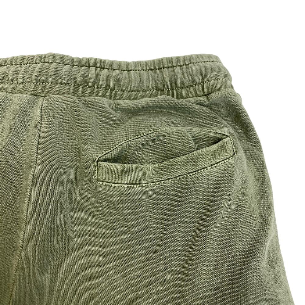 Coach CF818 Waist Rubber Cotton Drawstring Pants Pants Green Cotton Mens Used