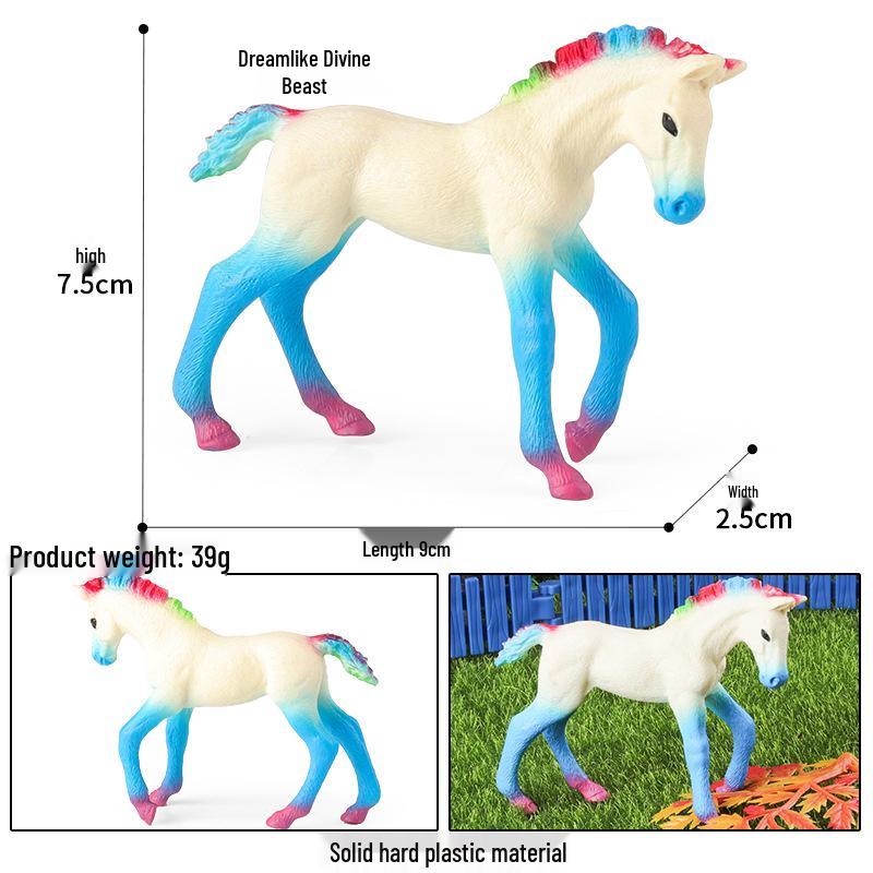 European Mythology Pegasus & Unicorn Children's Toy Figurine Set