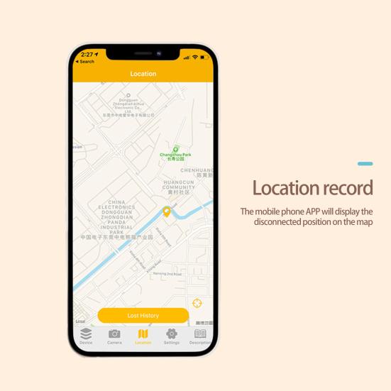 Two Way Separation Alarm APP Control Selfie Function Smart Tracker with Metal Ring Loud Sound Bluetooth-compatible 5.0 Key Finder