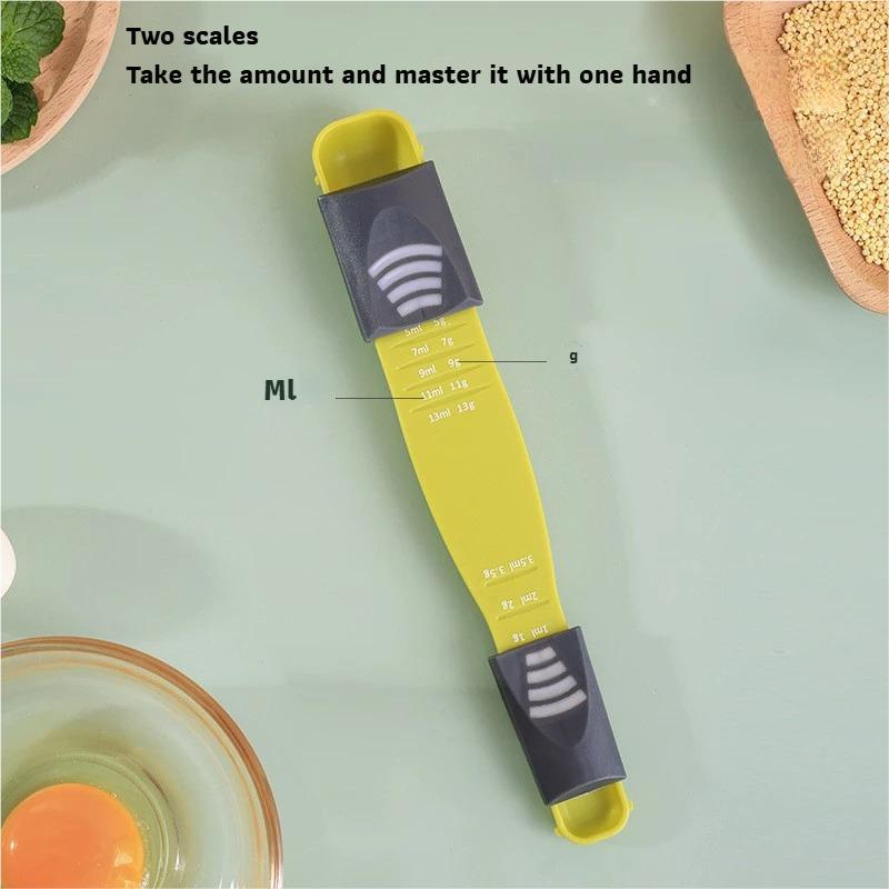 Adjustable Measuring Spoon With Graduations, Salt Milk Powder Spoon With Measuring Graduations