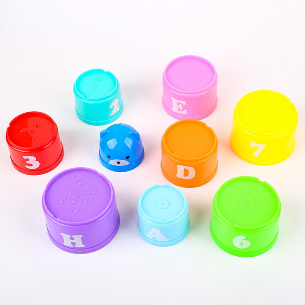 Stacking Cups Baby Toys 12 18 Months Stacking Learning Toddler Toys Age 1 2 Numbers Shapes Patterns Montessori Toys