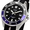 Casio Standard Analog Watch MDV-10C-1A2V Black Blue Bezel Cross Band Unisex