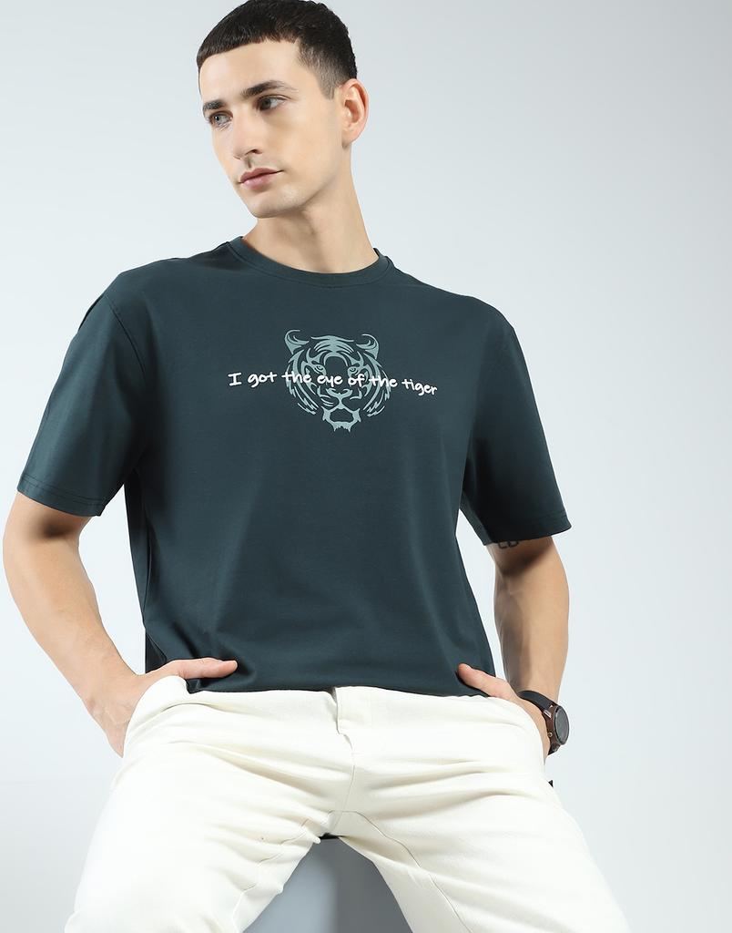 ROCK.IT from House of Monte Carlo Men's Regular Fit Printed T-Shirt