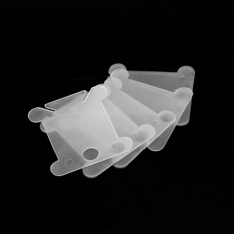 

20 шт. Пластиковые катушки для ниток для вышивки крестиком, многофункциональное устройство для намотки пряжи и ниток, инструмент для хранения A