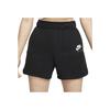 Nike Solid Color Letter Logo Printed Casual Shorts Women shorts Black DM6471-010