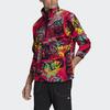 Adidas Originals Adv Hz Aop Print Half-Zip Fleece Stand Collar Sport Jacket Men Outerwear Multicolor GP5926