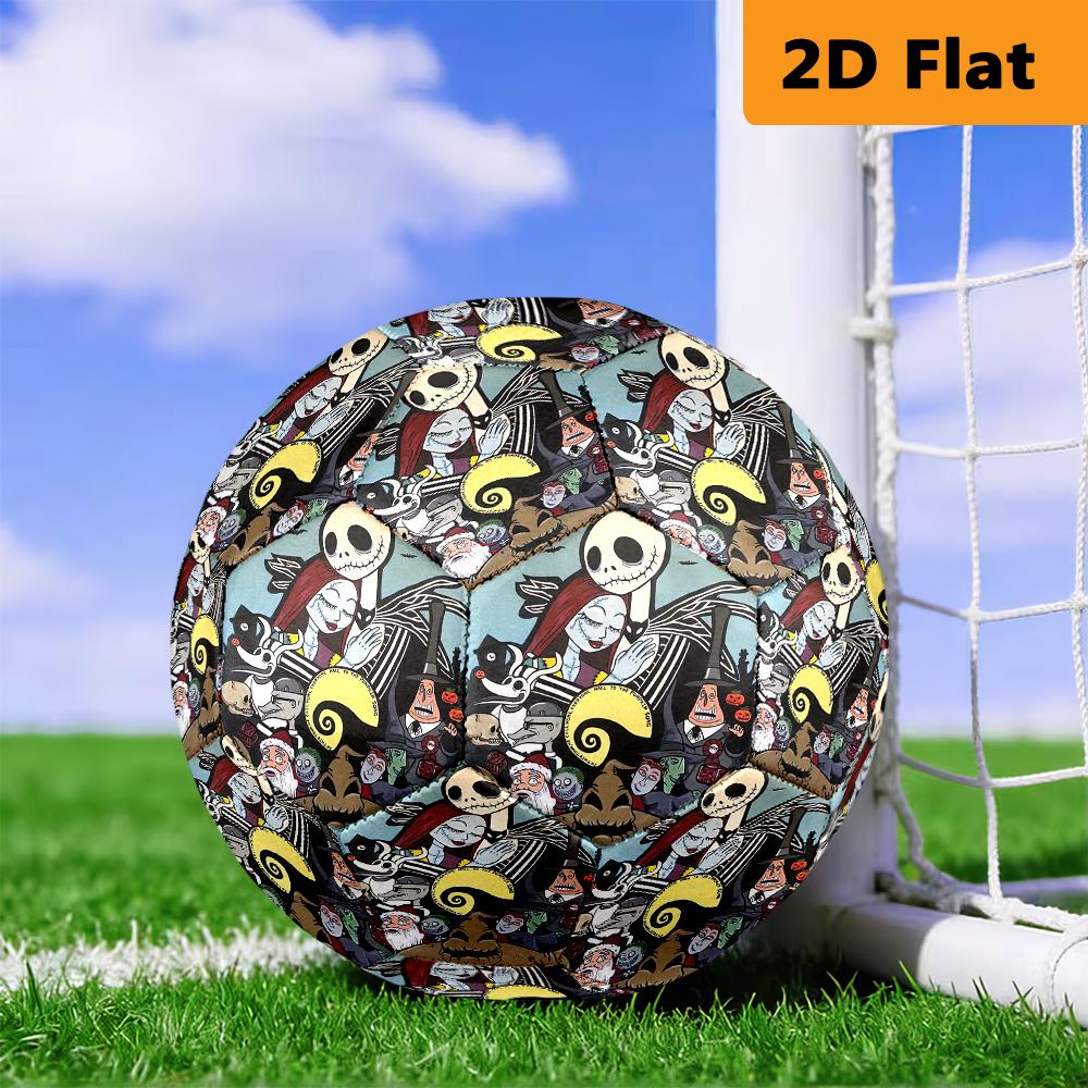 Nightmare Before Christmas Character Print Football Suitable For Both Training And Competition Wearresistant And Slipresistant