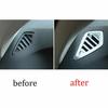 For BMW 5 Series G30 2018- ABS Silver Dashboard Side Vent Overlay Cover 2PCS