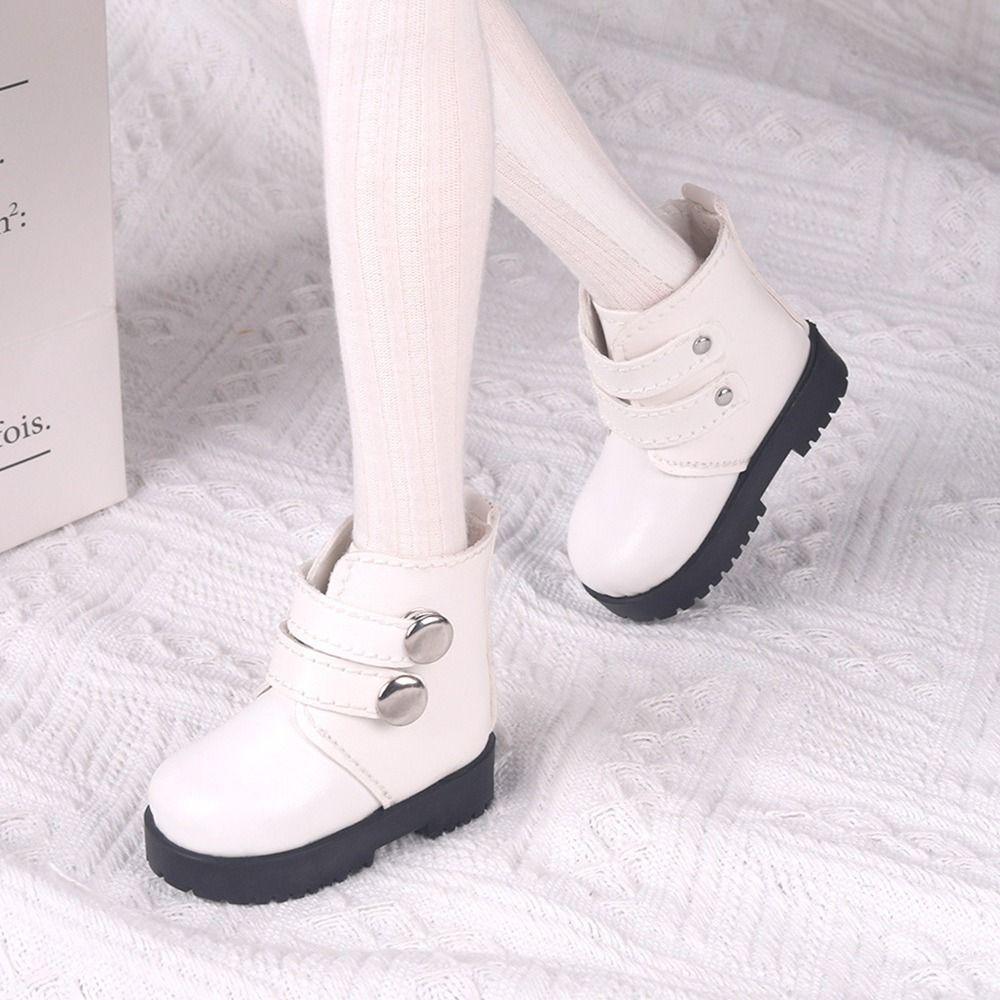 PU Leather for 18-inch Doll Play House Accessories Doll Wearing Shoes Fabric Shoes 1/3 Doll Boots