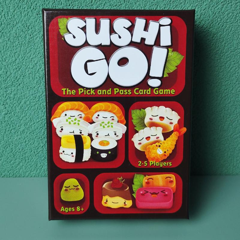 

1 коробка Sushi Go Family Gathering настольная игра карта, веселая карточная игра вечеринка интерактивная карточная игра креативный небольшой подарок праздничный аксессуар