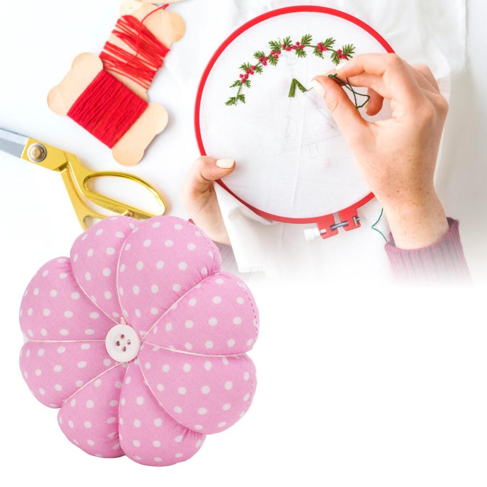 Convenient Design Wrist Pin Cushion Adjustable Strap Hands Free Pincushion For Quilting