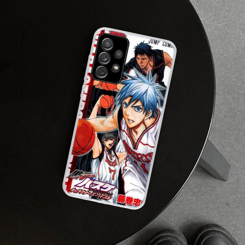 Kuroko Basketball Anime Phone Case Cover For Samsung Galaxy A12 A22 A32 A52 A72 A02S A51 A50S A31 A20S A10S Note 20 Ultra 10 Plu