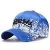 Spring and Summer Versatile Baseball Cap, Fashionable Printed Paint Dot Sun Protection Hat, Unisex Couple Hat