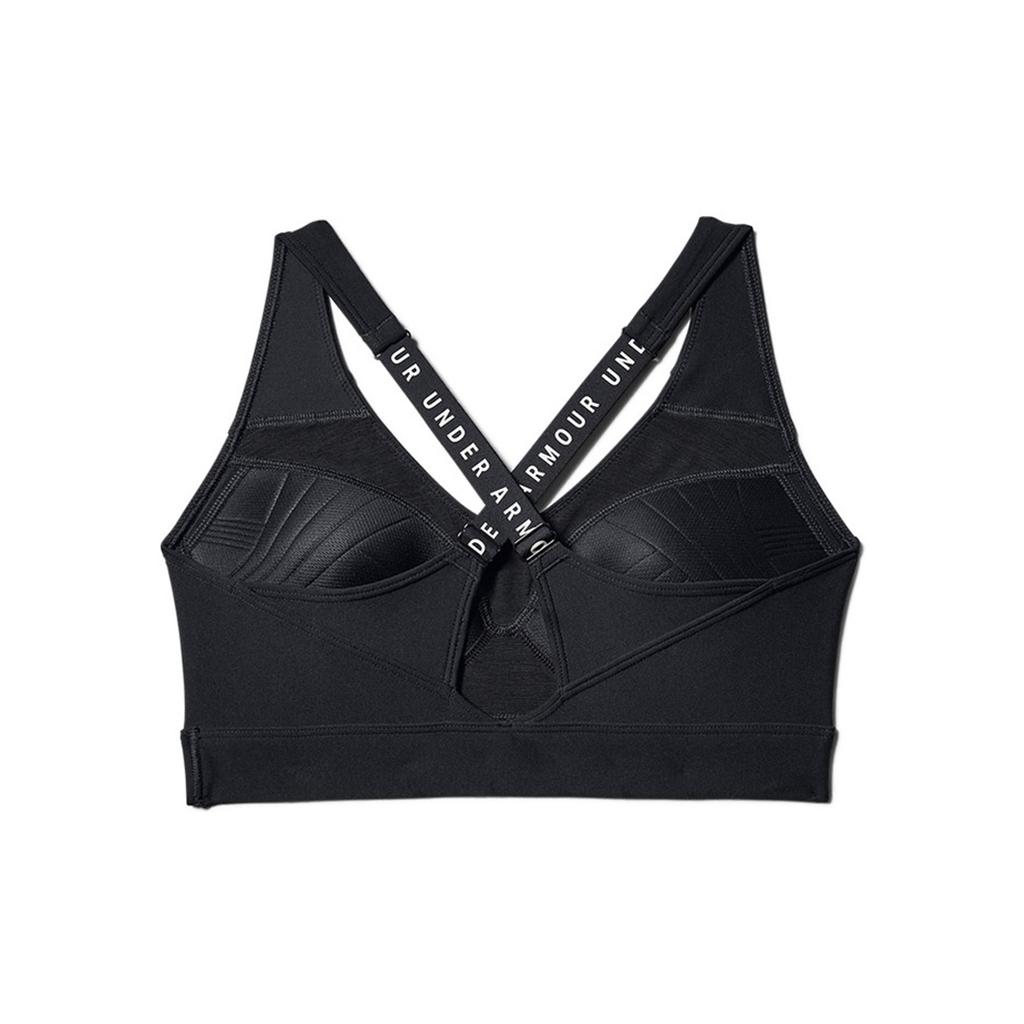 Under Armour חזיית ספורט בינונית Vanish תמיכה בינונית תחתונים לנשים שחור אפור 1311811-003