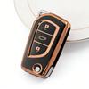Soft Tpu Car Key Case Fob For Toyota Auris Corolla Avensis Verso Yaris Aygo Scion Tc Im Camry Rav4 Forturner 3 Buttons Key Bag