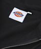 Dickies Men's Fleece Hoodie, Cotton Blend, Zip-Up Sweatshirt with Pockets and Logo, Black, Size M