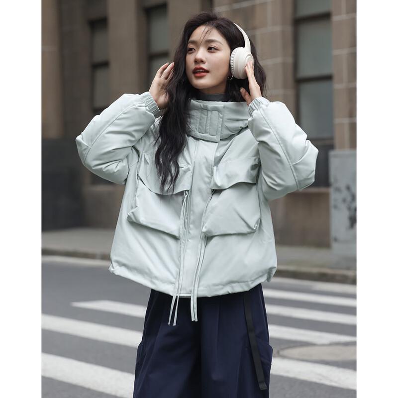 Demana Youthful Durable Women's Hooded Down Jacket