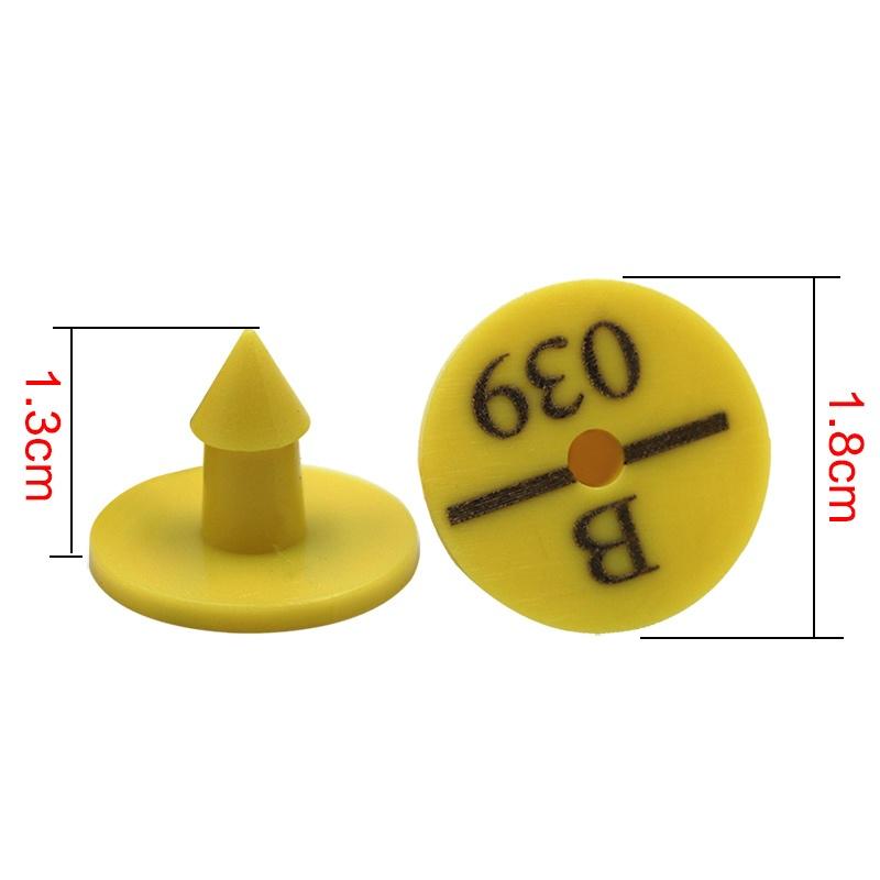 Anelli Identificativi Per Bestiame - 10 Pezzi In Plastica Resistente, 4 Colori Disponibili, Per Mucche E Animali Da Fattoria - Foto 10