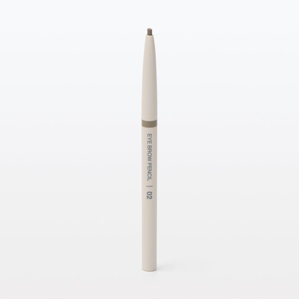 MUJI Retractable Eyebrow Natural OAP70A4S Brush, Brown,