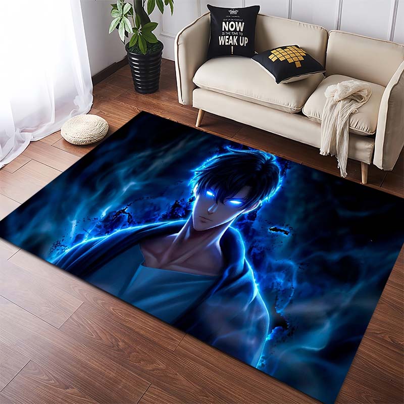 

Blue Lock Anime Soccer Team Print Area Rug, Non-Slip Floor Mat for Sports Fans 40x60cm( 15x23in )