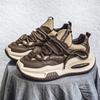 Men's shoes spring outdoor running wear-resistant thick-soled heightening sports trendy shoes student campus style versatile dad shoes