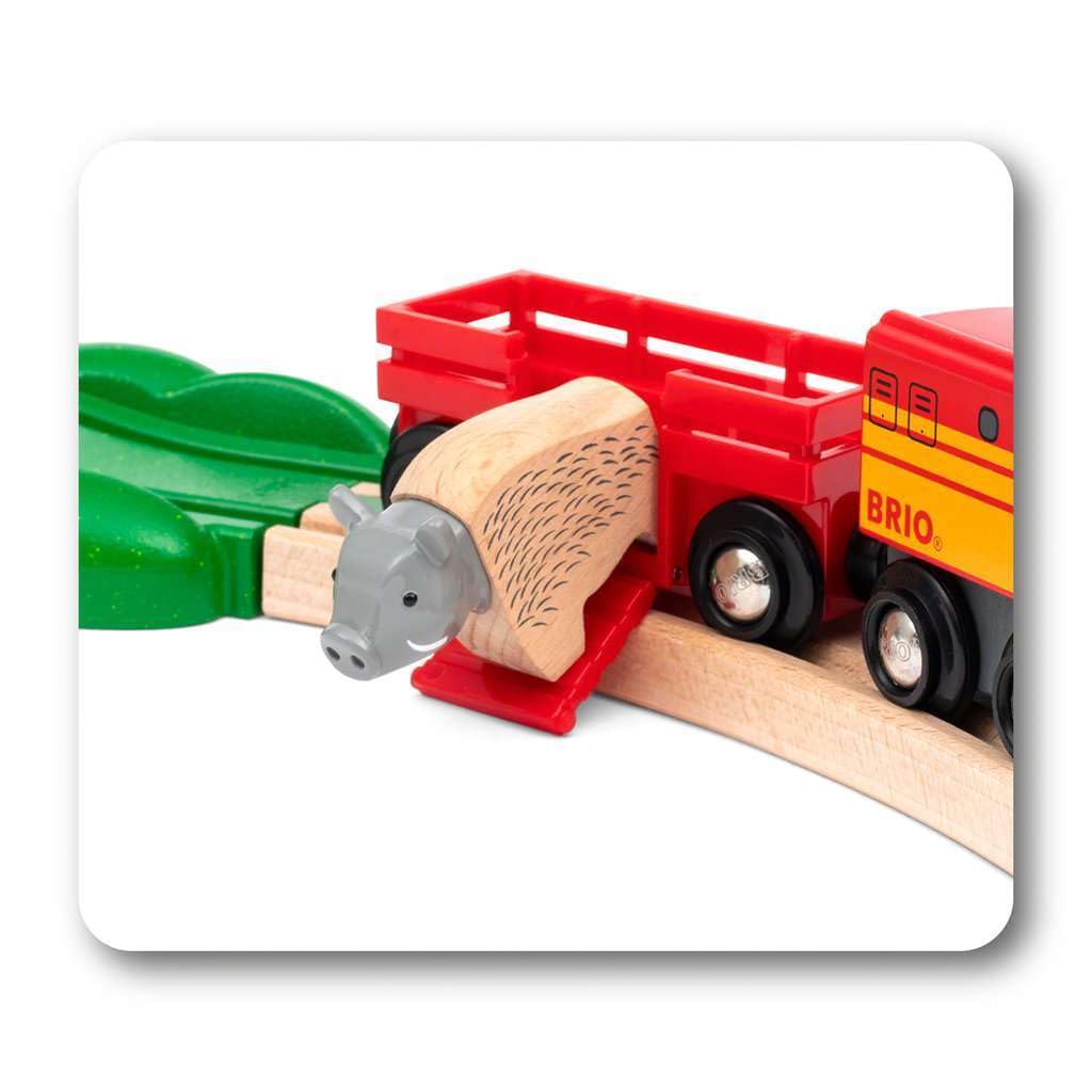 BRIO Forest Animal Set 33988 (26-Piece) Wooden Rail Toy for Ages 3 and Up