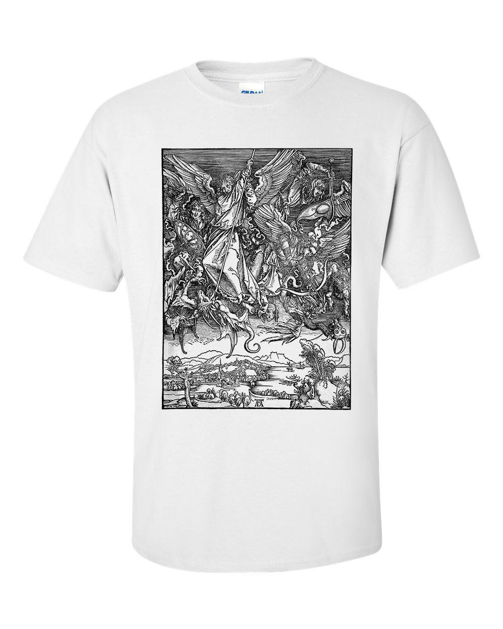Albrecht Durer Saint Michael Fighting the Dragon T-shirt XL