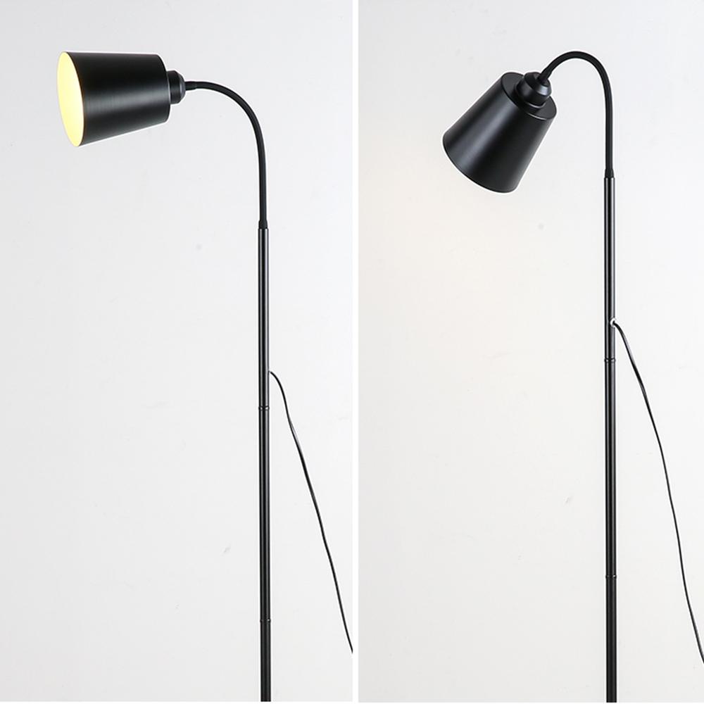 Living Room LED Floor Lamp Adjustable Gooseneck Standing Lamp Modern Simple Indoor Bedroom Reading Study Decorative Lighting