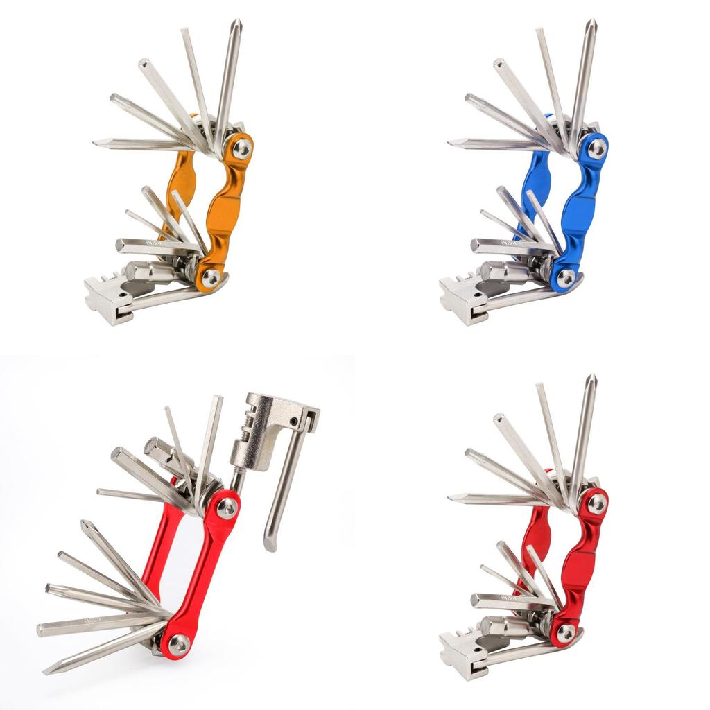 Fahrrad-Reparaturwerkzeugsatz Mit Stahl-Multifunktions-Kit Für Unterwegs-Wartung Und Kettenentfernung