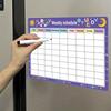 Calendar For Fridge Monthly Weekly Planner Calendar Table Dry Erase Whiteboard Fridge Sticker Message Board Menu