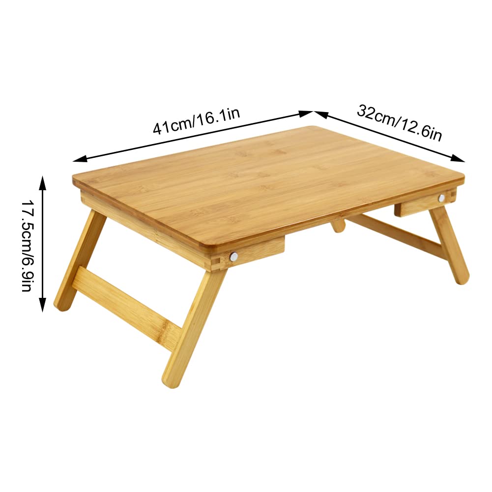 WKWKER Bamboo Computer Bedside Computer Coffee Folding Tray Ideal for Working from Home Camping Picnic or Low Table Desk, Table, Stand, Table, Table,