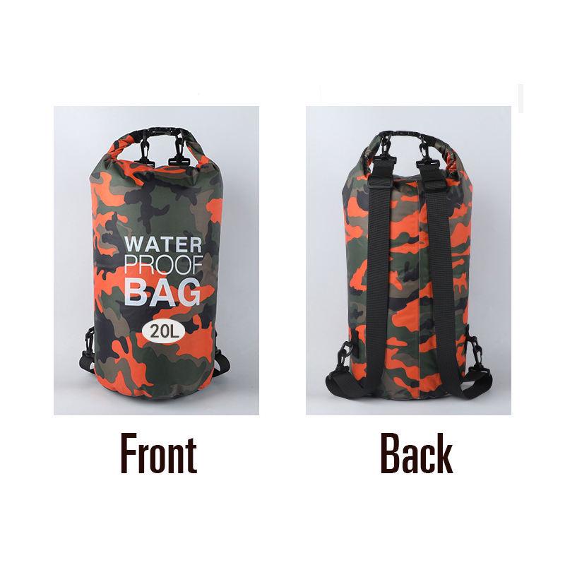 Outdoor Waterproof Drifting Polyester Backpack for Snorkeling and Swimming with Dry/Wet Separation