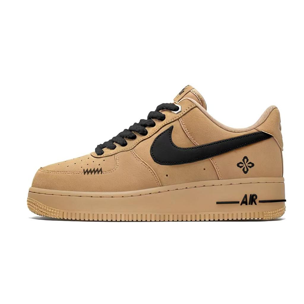 Nike Air Force 1 Black Brown Warrior Thermal Height Increasing Abrasion Resistant CJ9179-200(Team93-S-BOX)