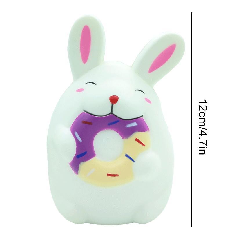 Cute Cartoon Squeeze Bunny Portable Decompression Toy Soft Simulation Doll Great Gifts For Children