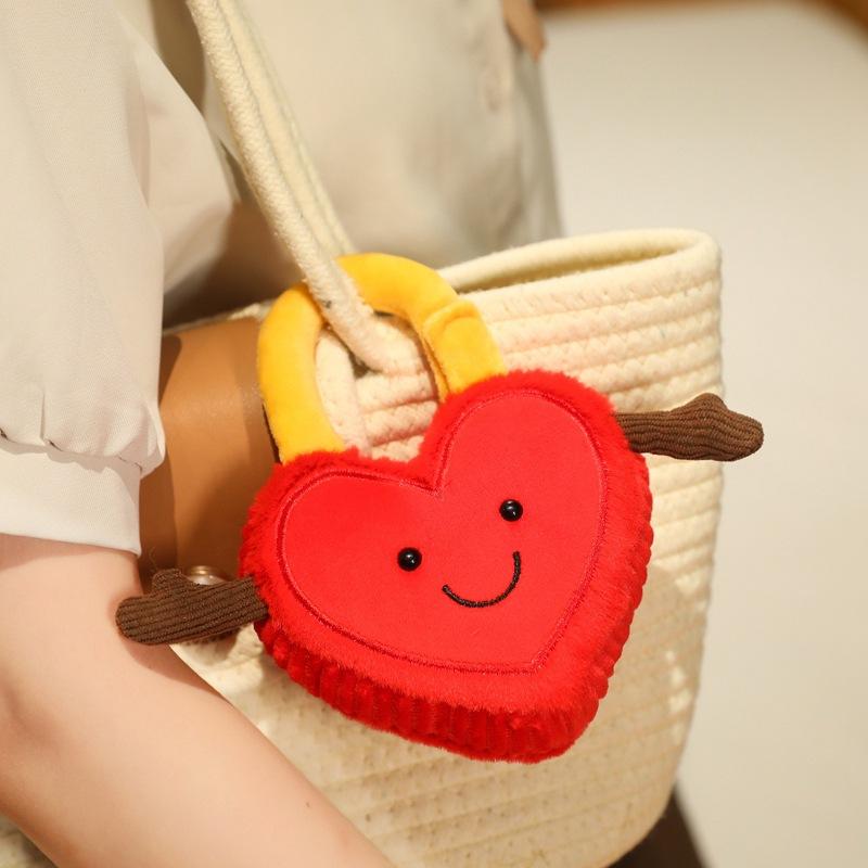 Concentric Lock Soft Plush Toy Creative Couple Love Heart Lock Stuffed Plushies Romantic Gifts For Girls Happy Valentine's Day