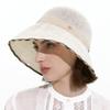 Daks Brown Line Color Mixed Cotton Bonnet Hat Dbhe4e149w1